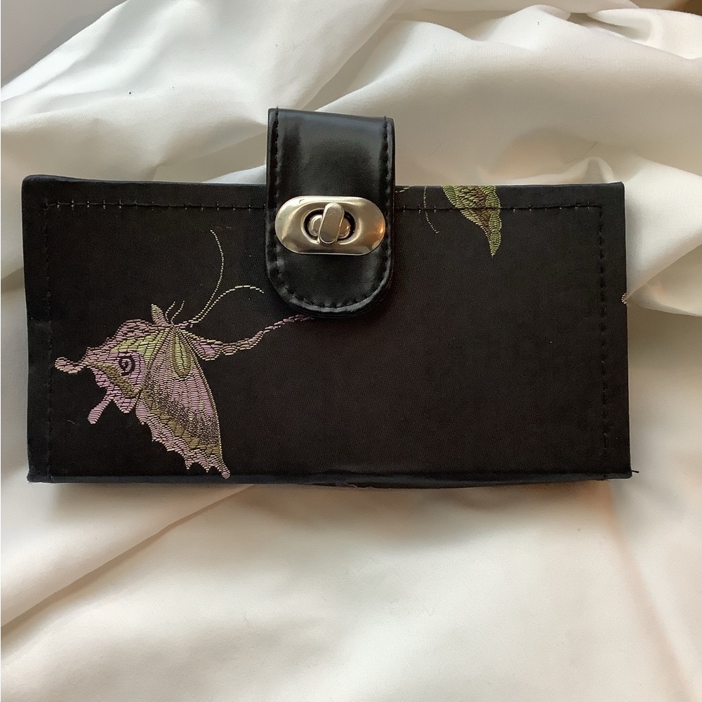 Elegant Black Women's Japanese Clutch Wallet